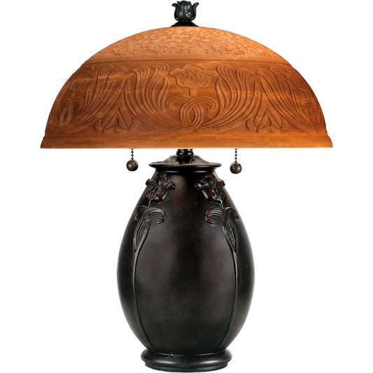 Glenhaven Table Lamp, Teco Rossa