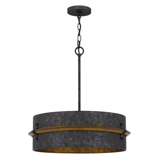 Quoizel Lariat 3 Light Pendant, Old Black Finish - QOP5336OK