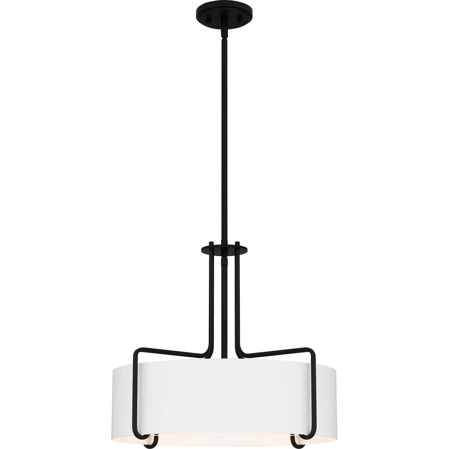 Quoizel Hanley 4 Light Pendant, Aged Brass/Metal - QP5596AB