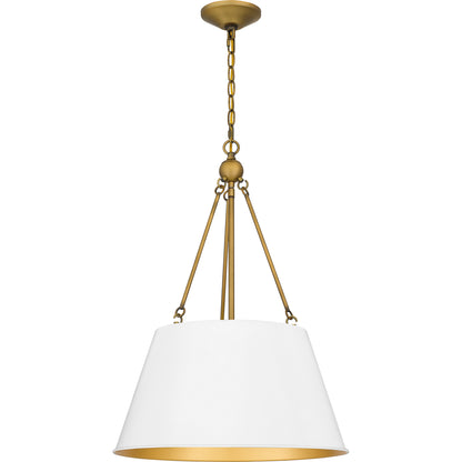 Quoizel Aberdale 4 Light Pendant, Matte Black/Metal - QP5597MBK