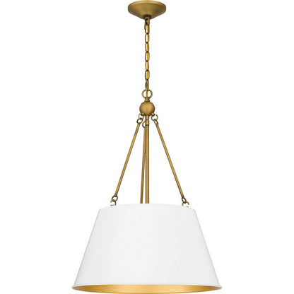 Quoizel Aberdale 4 Light Pendant, White Lustre/Metal - QP5597W