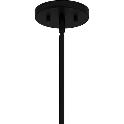 4 Light Pendant, Matte Black