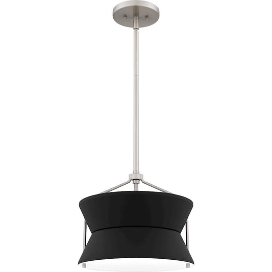 Quoizel 2 Light Pendant, Brushed Nickel - QP6166BN