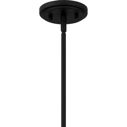 4 Light Pendant, Matte Black