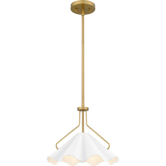 Quoizel 1 Light Pendant, Aged Brass - QP6219AB