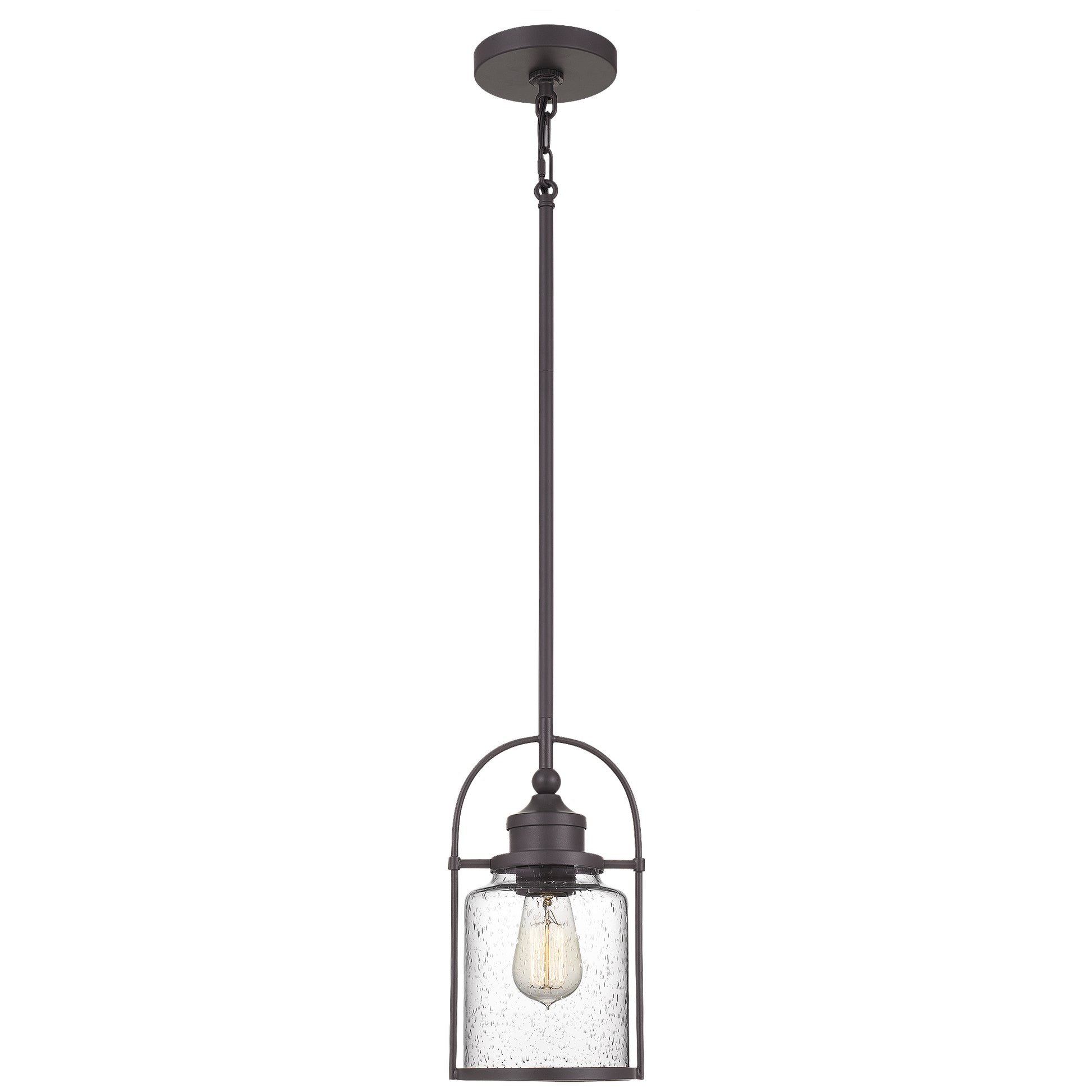 Quoizel Payson 1 Light 6" Mini Pendant, Western Bronze - QPP2781WT