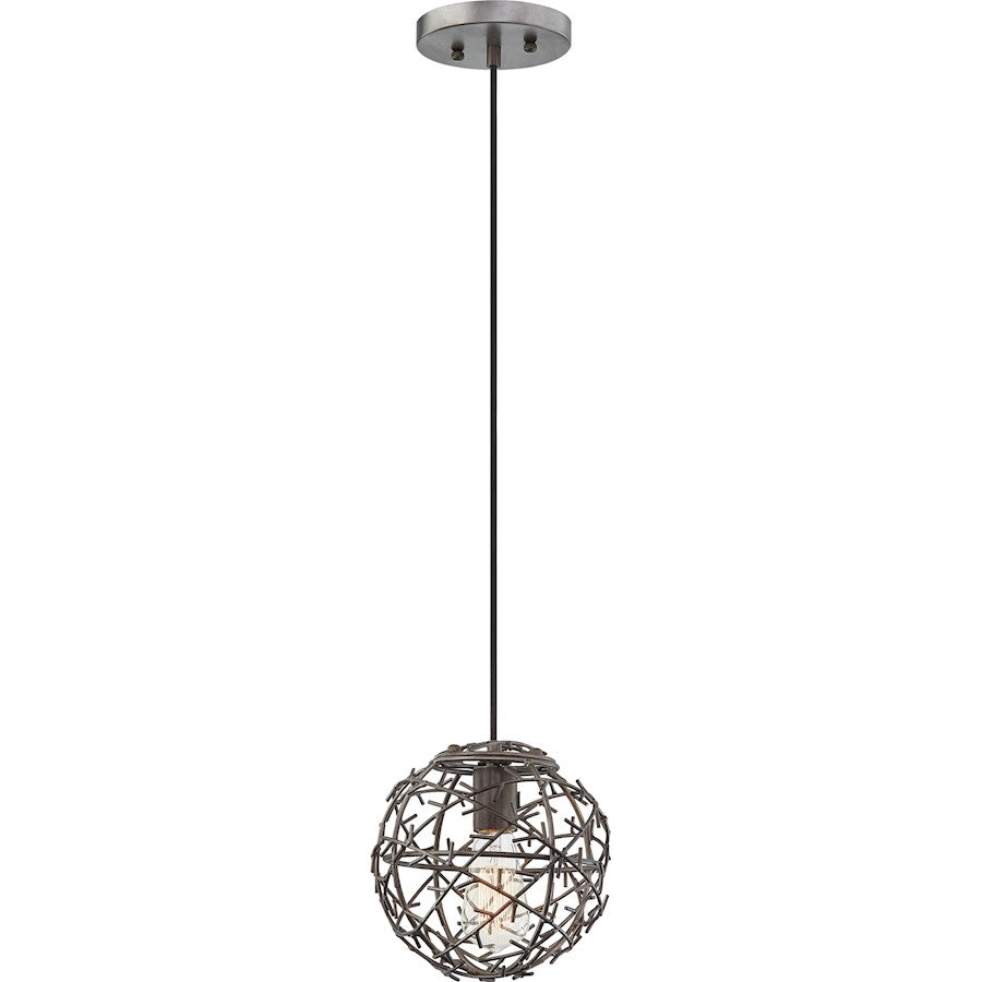 Quoizel Meritage 1 Light Mini Pendant, Restored Bronze - QPP5192RT