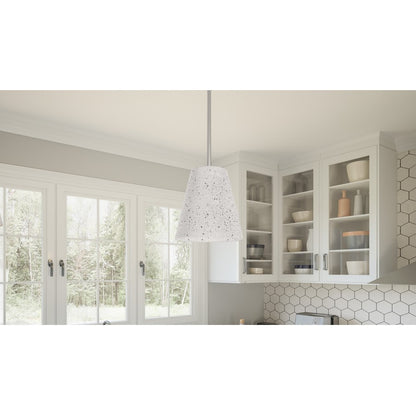 1 Light Mini Pendant, Brushed Nickel