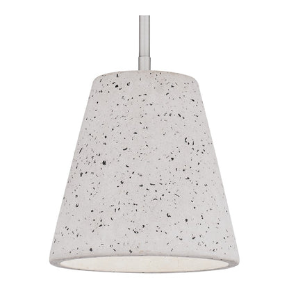 1 Light Mini Pendant, Brushed Nickel