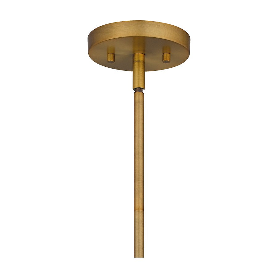 1 Light Mini Pendant, Matte Black