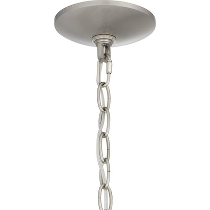 1 Light Mini Pendant, Brushed Nickel