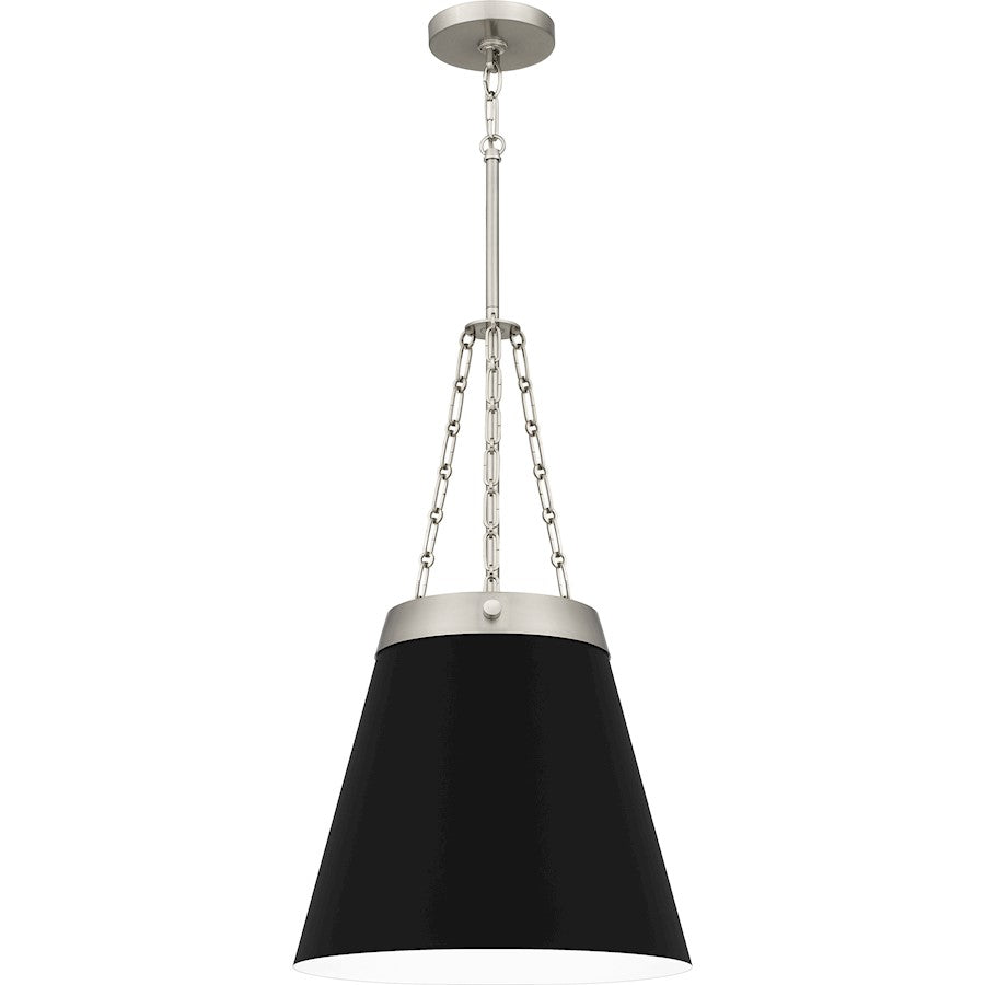 Quoizel Alwyn 1 Light Mini Pendant, Brushed Nickel/Metal - QPP6183BN