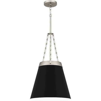 Quoizel Alwyn 1 Light Mini Pendant, Brushed Nickel/Metal - QPP6183BN