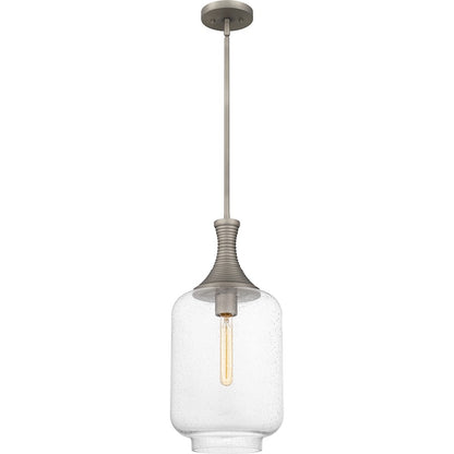 1 Light Mini Pendant, Antique Nickel