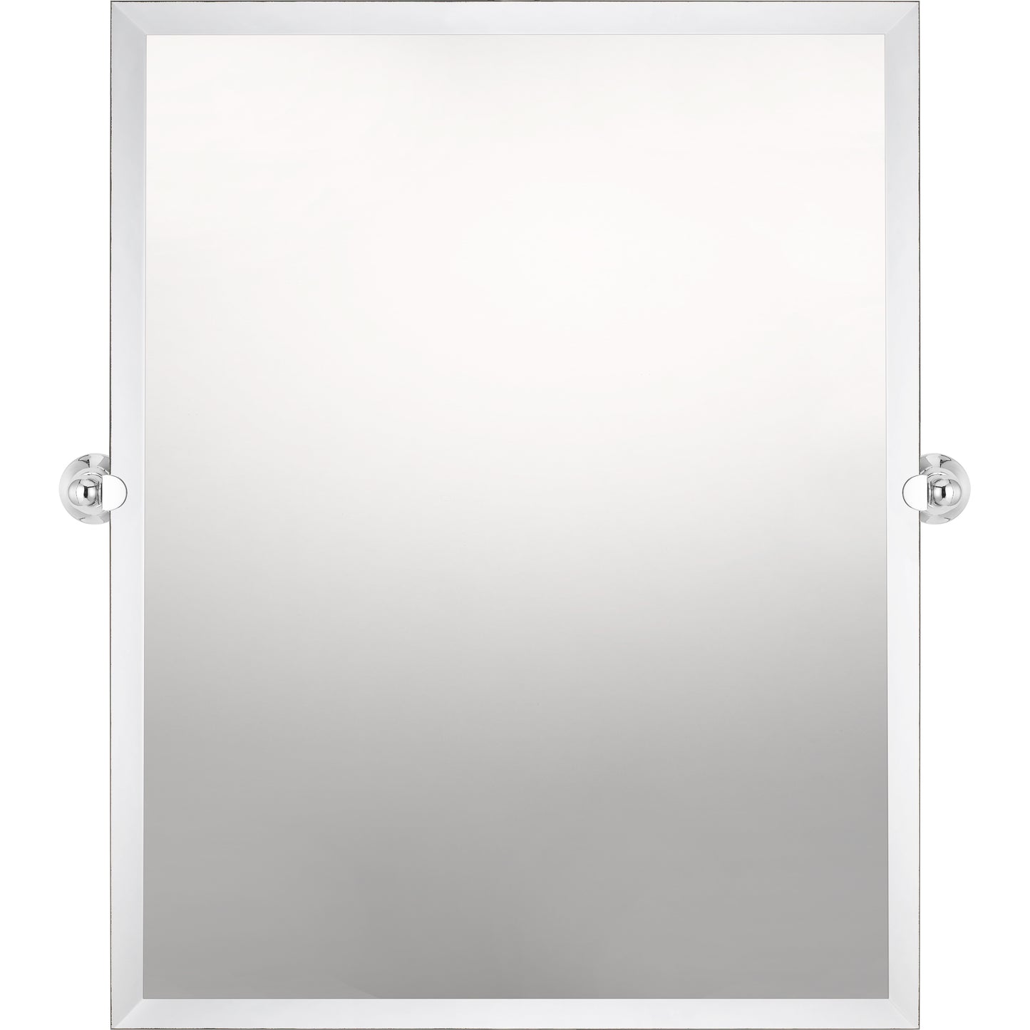 Quoizel Rectangular Reflections Mirror, Polished Chrome