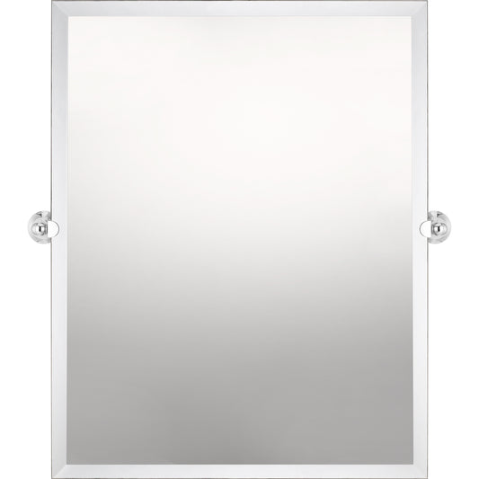 Quoizel Rectangular Reflections Mirror, Polished Chrome