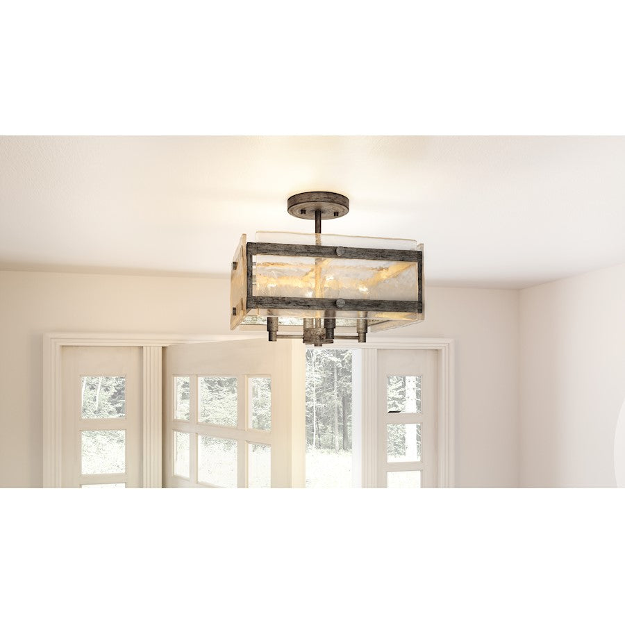 Quoizel Lancer 4 Light Semi-Flush Mount