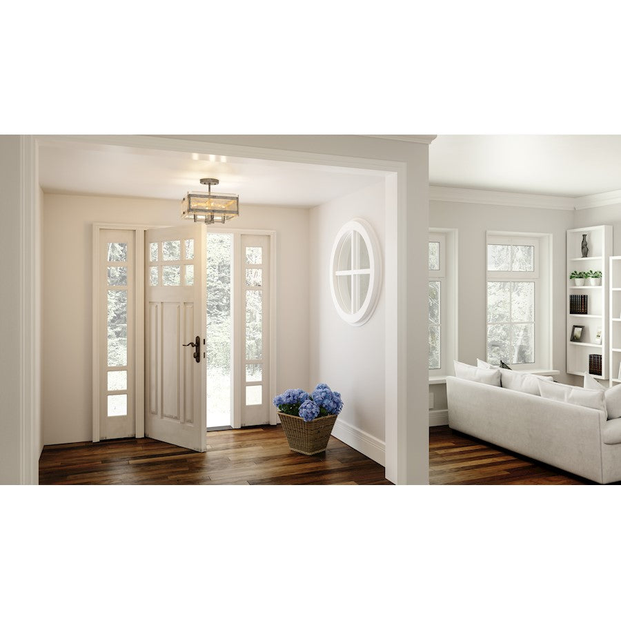 Quoizel Lancer 4 Light Semi-Flush Mount