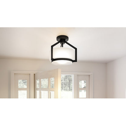 Quoizel Collinham 2 Light Semi-Flush Mount