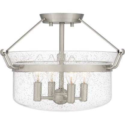 Quoizel Prescott 4 Light Semi-Flush Mount