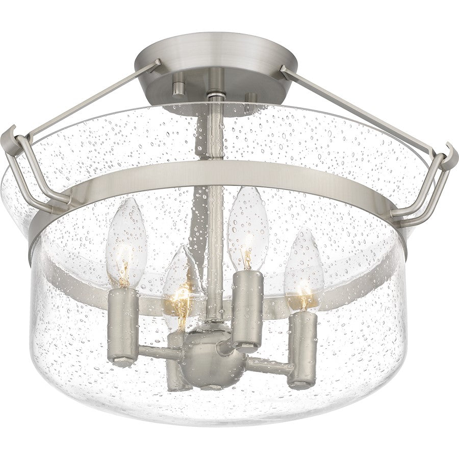 Quoizel Prescott 4 Light Semi-Flush Mount