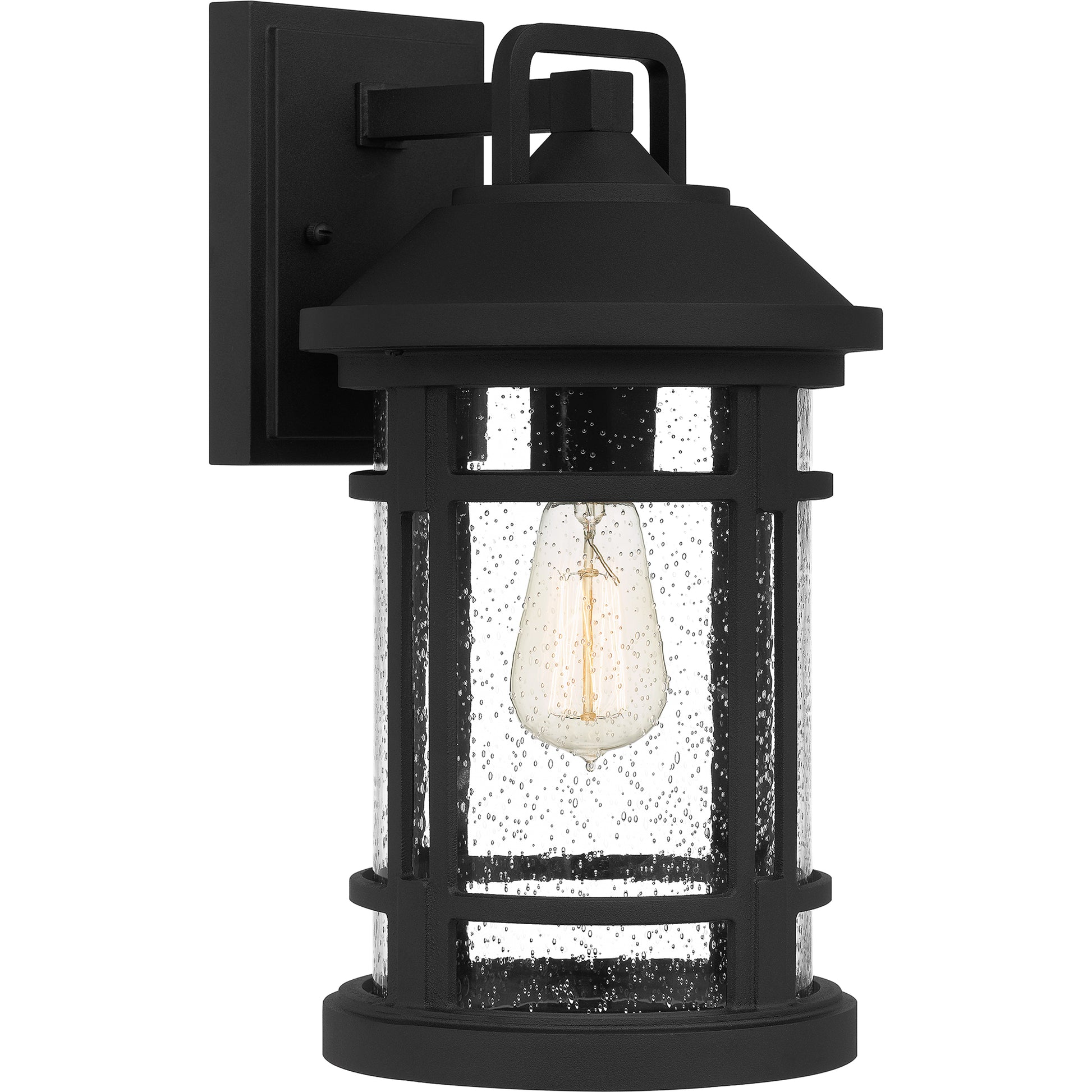 Quoizel Quincy 1 Light 13" Outdoor Wall Mount, Earth Black - QUY8407EK