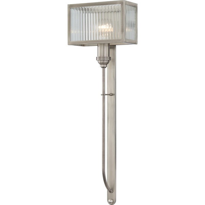 Quoizel Wood 1 Light Wall, Polished Antique Nickel - QW5296PA