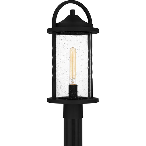 Quoizel Reece 1 Light 20" Outdoor Lantern, Earth Black/Clear Seedy - RCE9009EK