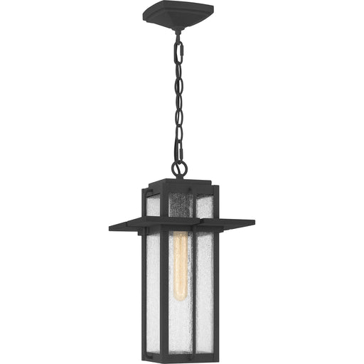 Quoizel Randall 1 Light Outdoor Hanging Lantern, Mottled Black - RDL1909MB