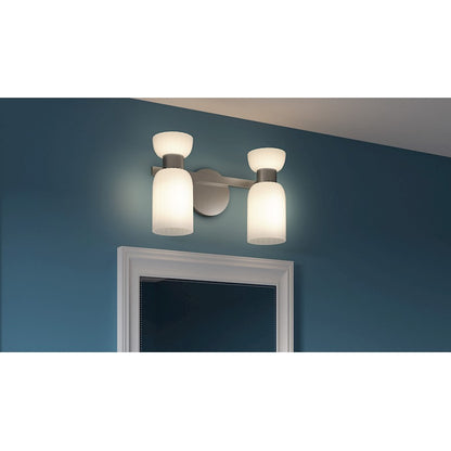 2 Light Bathroom Vanity Light Nickel