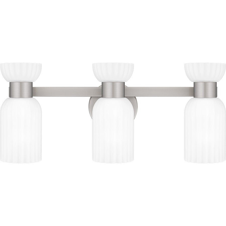 3 Light Bathroom Vanity Light Nickel