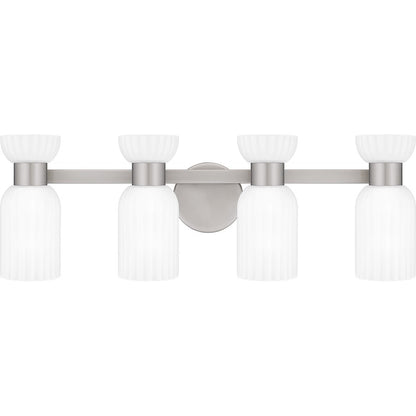 4 Light Bathroom Vanity Light Nickel