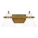 Quoizel Regency 2 Light Bath Vanity, Weathered Brass/Opal Etched - RGN8617WS