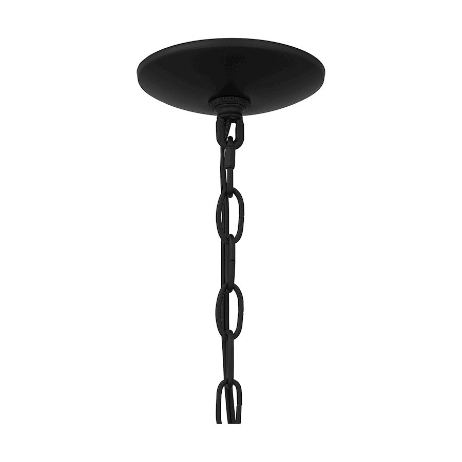 1 Light Mini Pendant, Matte Black