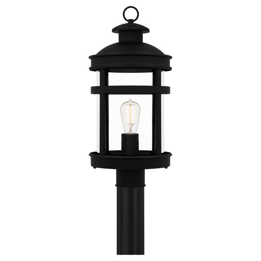 Quoizel Scout 1 Light 20" Outdoor Lantern, Matte Black/Clear - SCO9009MBK