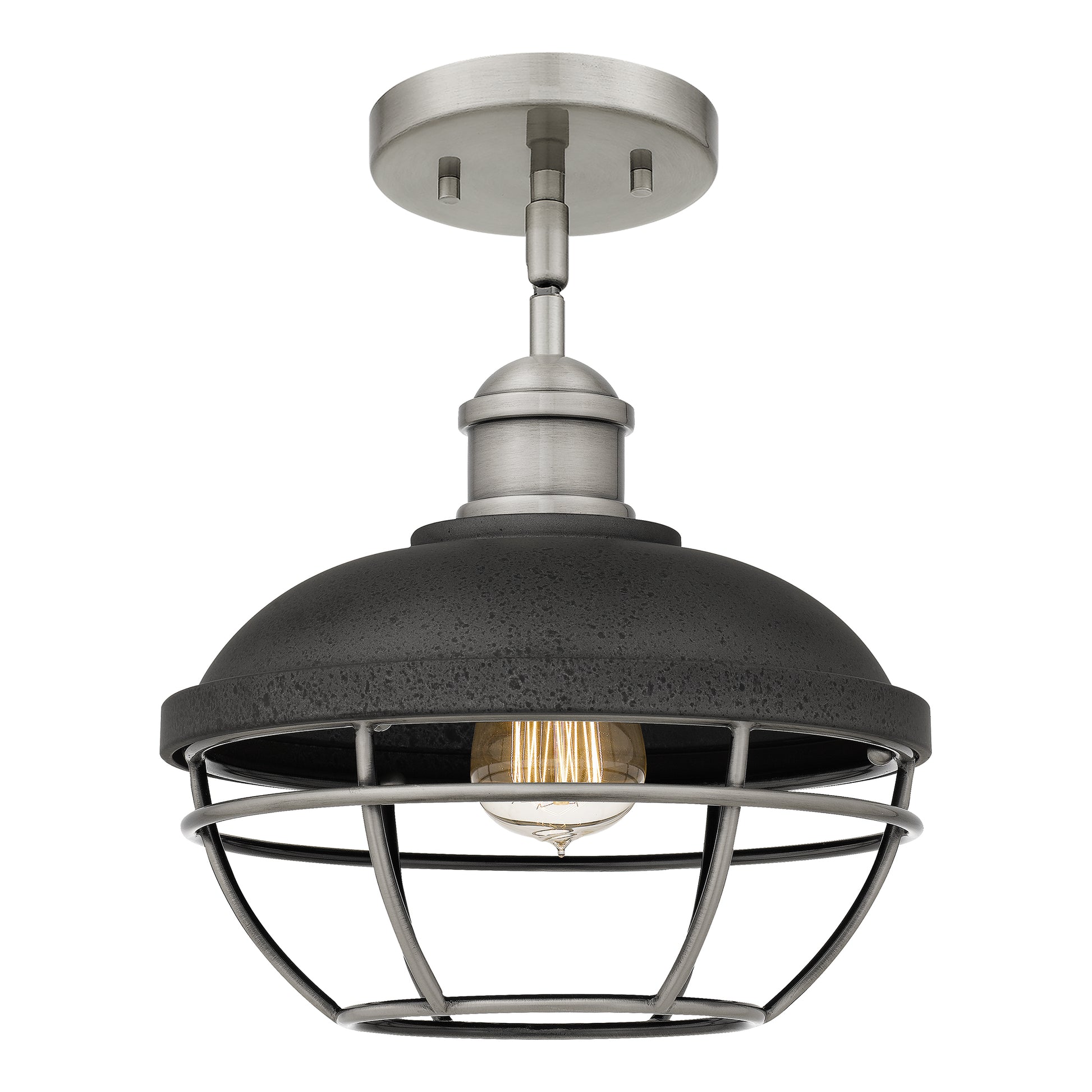 Quoizel Sandpiper 1 Light Semi-Flush , Antique Polished Nickel/Metal - SPP1710AP