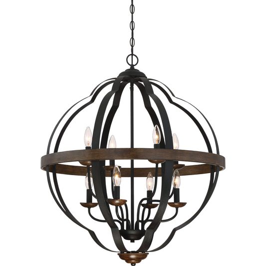 Foyer Pendant, Black