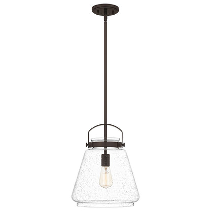 Quoizel Stella 1 Light Mini Pendant, Bronze/Clear Seeded - STLS1512WT