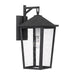 Quoizel Stoneleigh 1 Light 16" Outdoor Lantern, Mottled Black/Seed - STNL8408MB