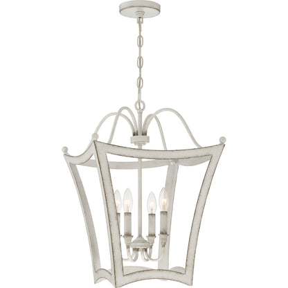 Quoizel Summerford 4 Light Foyer, Antique White - SUM5216AWH