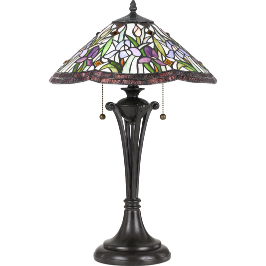 16" Tiffany Table Lamp, Vintage Bronze