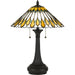 Quoizel Maddow 2 Light Table Lamp Tiffany, Vintage Bronze/Tiffany - TF5211TVB