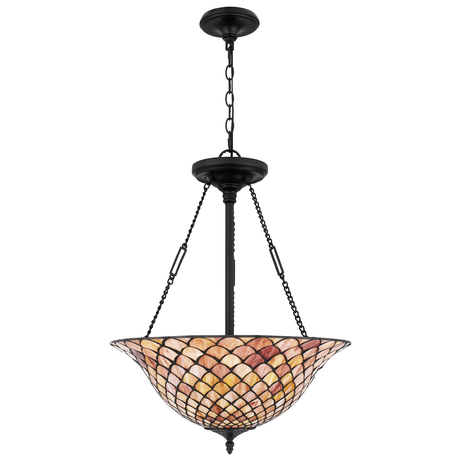 Quoizel Ursa 3 Light Pendant, Matte Black - TF5327MBK