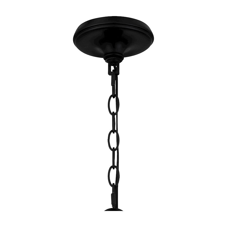 3 Light Pendant, Matte Black