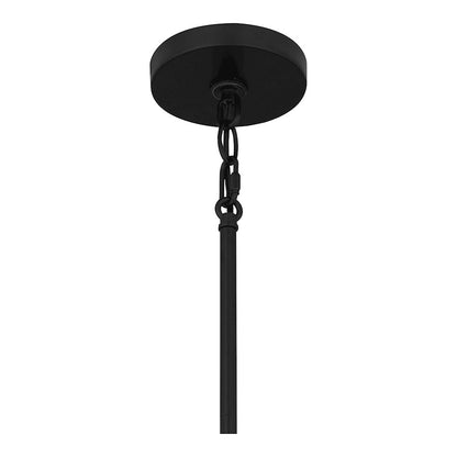 1 Light Mini Pendant, Matte Black