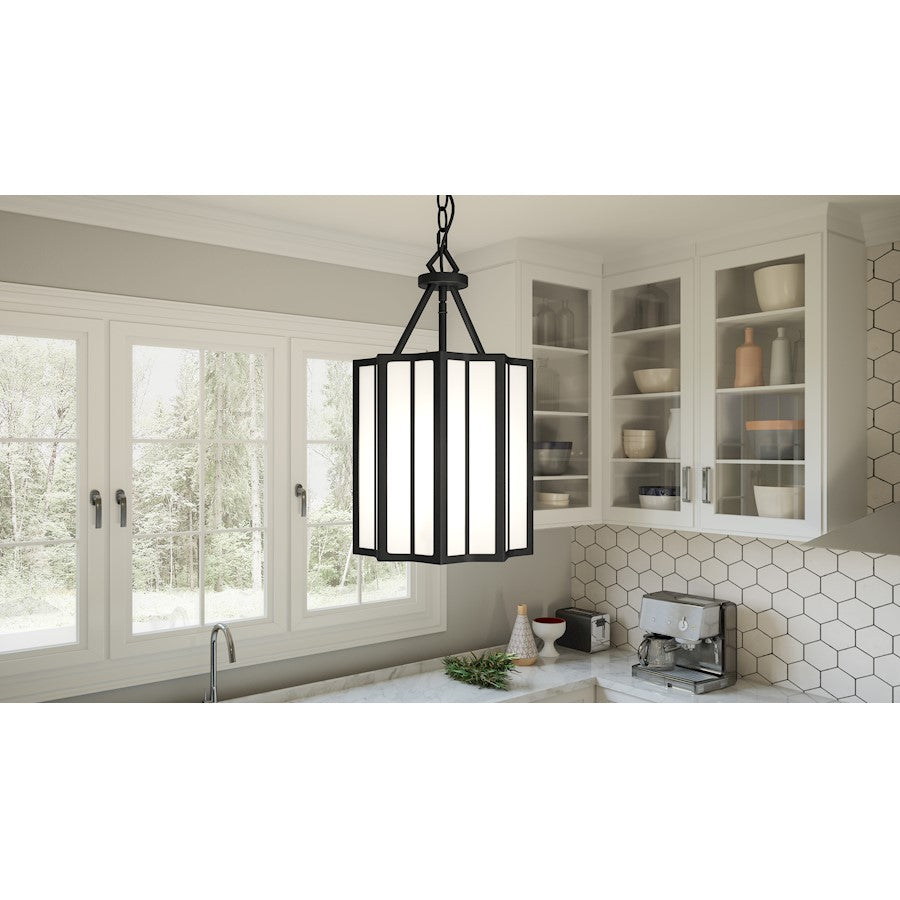 3 Light Mini Pendant, Matte Black