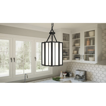 3 Light Mini Pendant, Matte Black