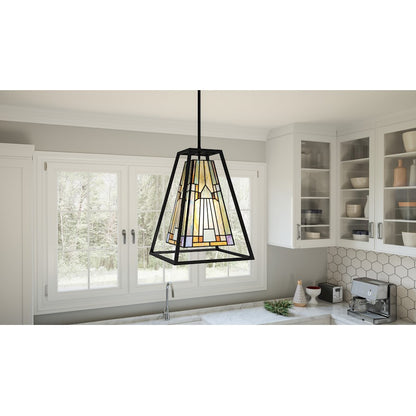 1 Light Mini Pendant, Matte Black