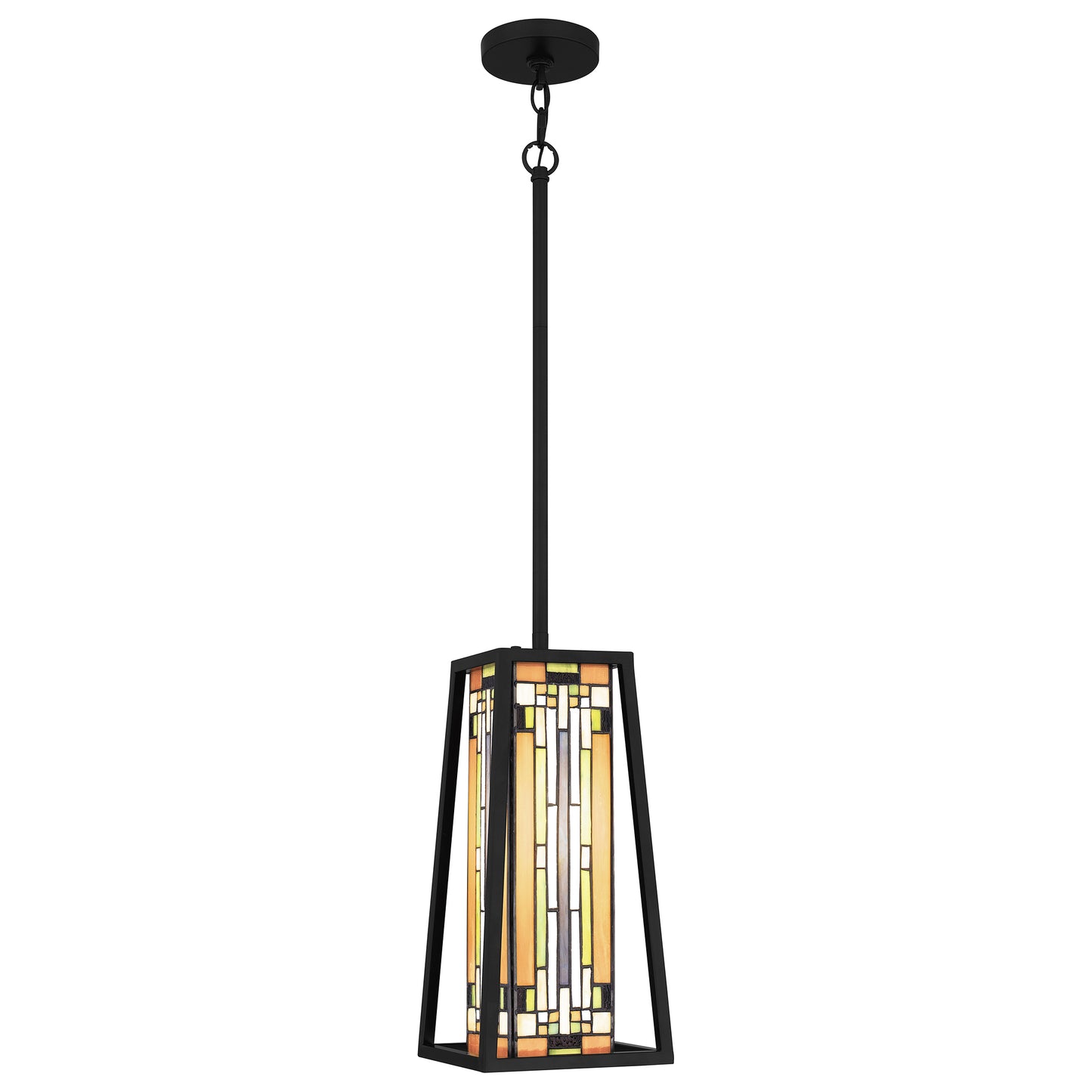 Quoizel Sierra 1 Light Mini Pendant, Matte Black - TF5332MBK