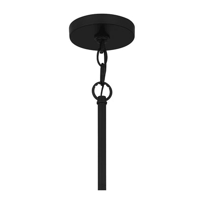 1 Light Mini Pendant, Matte Black